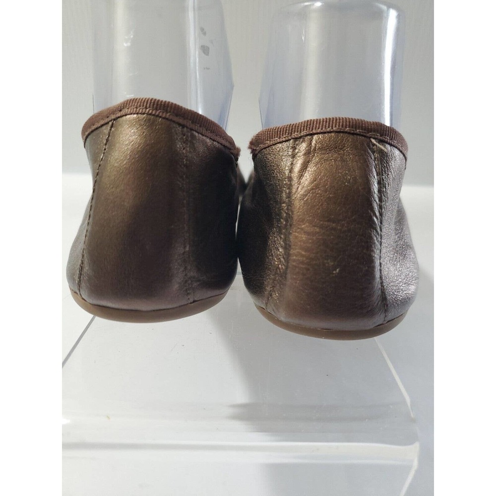 Corso Como Women's Slip On Flats Shoes Size 9.5 Frosted Brown Leather Round Toe - Picture 5 of 9